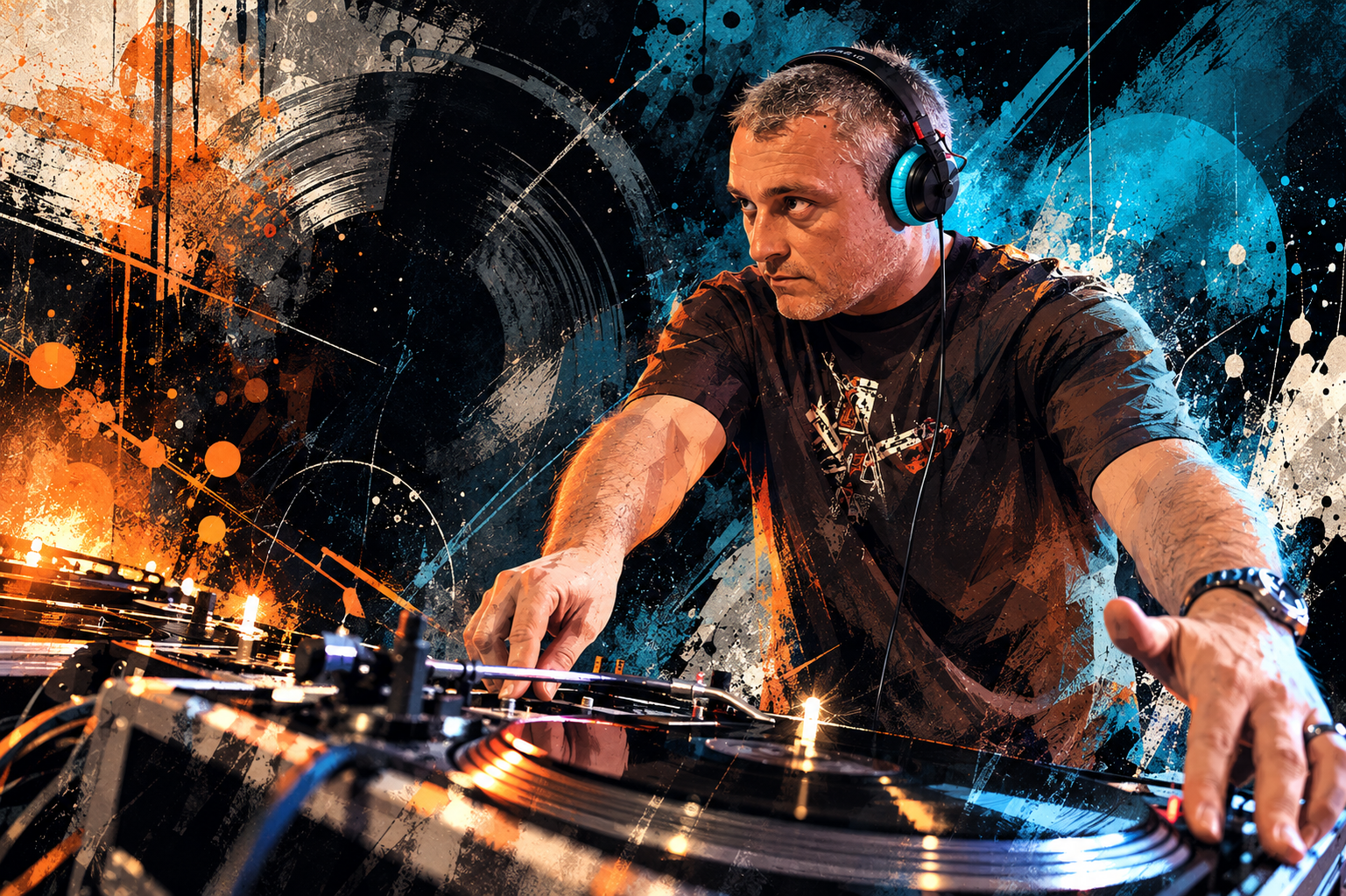 CYWANN en train de mixer